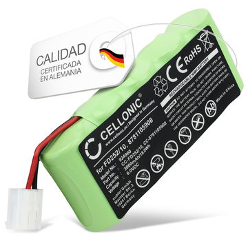 Bateria FD252/10 3000mAh - , Batería recargable para Bosch Somfy K8, K10, K12 Easy Lift, Roll Lift, Rollfix