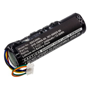 Bateria Garmin 010-10806-20 3400mAh - 010-10806-20, Batería recargable para Garmin Astro DC20, DC30, DC40, Dog Tracking