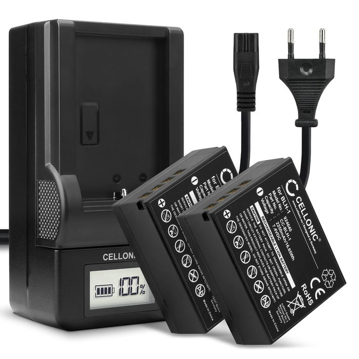 2x Olympus OM-D E-M1 Mark II Batería