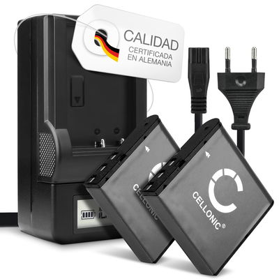 2x Batería para Kodak PixPro AZ528, Kodak PIXPRO AZ421, Kodak PIXPRO AZ422, PIXPRO AZ251, Kodak AZ361, Kodak PixPro AZ527 950mAh - LB-060 + Cargador rápido 