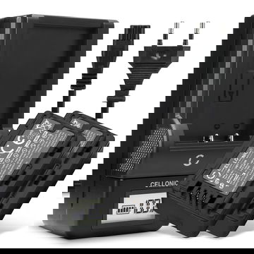 2x Bateria Panasonic VW-VBT190 VW-VKB180 VW-VBY100 1780mAh + Cargador rápido VW-BC10 - 2 baterías para cámaras Panasonic HC-V180 HC-V10 HC-V100 HC-V160 HC-V270 HC-V777 HC-V800 HC-VXF990 HC-VX980