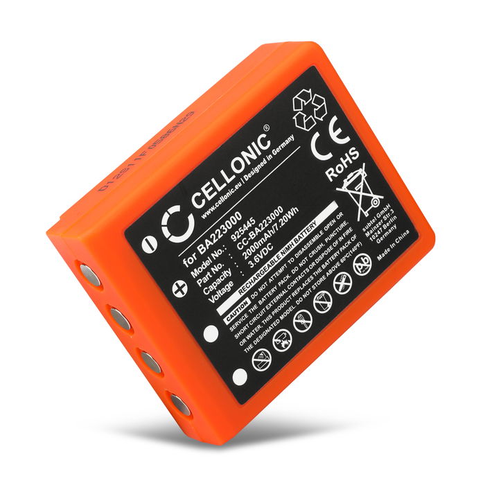 HBC Radiomatic Quadrix Batería 2000mAh 3.6V de subtel
