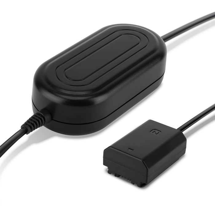 Fuente de Alimentación AC-FZ100 7.6 con cable de carga de ca. 3m para cámaras Sony Alpha 7 IV, 7C, 7S II, 7R III, Alpha 9, Alpha 6600 - Dummy Battery de subtel