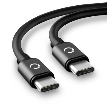 Cable USB para Sony Xperia 1 II, III, Xperia 5 II, III, Xperia 10 II, III - Cable de Carga y Datos 2m 3A negro PVC