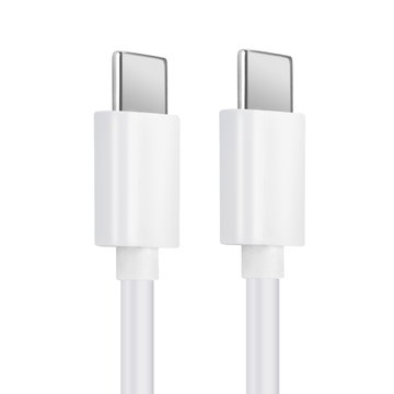 Cable USB para notebooks ASUS Transformer T303UA / T302CA / ZenBook UX490UA / UX370UA - Cable de Carga y Datos 3.1 Gen 1 1m 3A (PD 60W) blanco PVC