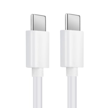 Cable USB para notebooks Acer Aspire 13 / Switch 10V / 12S / Alpha 12 / Spin 7 / Chromebook 14 / 15 - Cable de Carga y Datos 3.1 Gen 1 1m 3A (PD 60W) blanco PVC