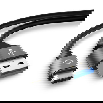 Cable USB para Oppo Find X3 Pro, Neo, Lite, Find X2 Pro - Cable de Carga y Datos 2m 3A gris PVC