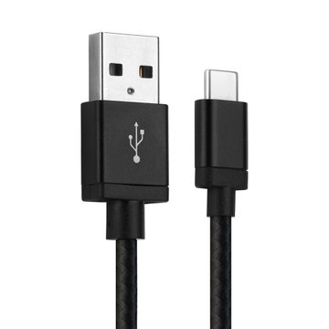 Cable USB para Huawei P40, P40 Pro / P30, P30 Lite / P20, P20 Pro - Cable de Carga y Datos 1m 3A negro Nylon