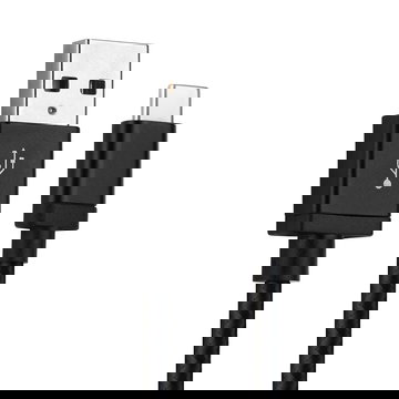 Cable USB para tablets Samsung Galaxy Tab S3 S4 S5e S6 / TabPro S / Galaxy Book A 10.5 10.6 / Galaxy Book 12.6 - Cable de Carga y Datos 2.0 1m 3A negro Nylon