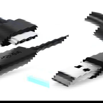 Cable USB para JBL Charge 4 Flip 5 Link Portable LIVE 300TWS Pulse 4 TUNE Clip 4 - Cable de Carga y Datos 1m 3A negro PVC