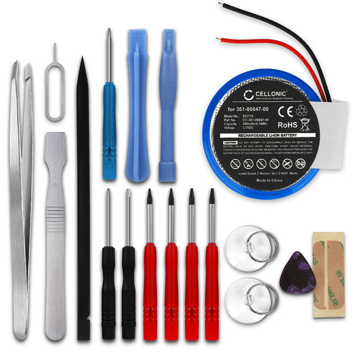 Batería para Garmin Approach S1, PD3032, 361-00047-0 de CELLONIC®], 200mAh, Ion de litio