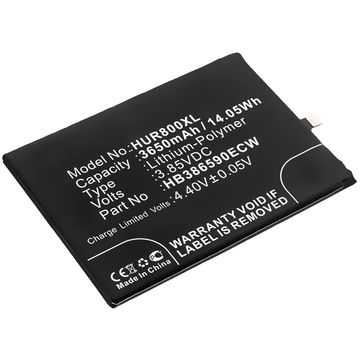 Bateria Huawei HB386590ECW 3650mAh - HB386590ECW, Batería larga duración para smartphones Huawei Honor 8x