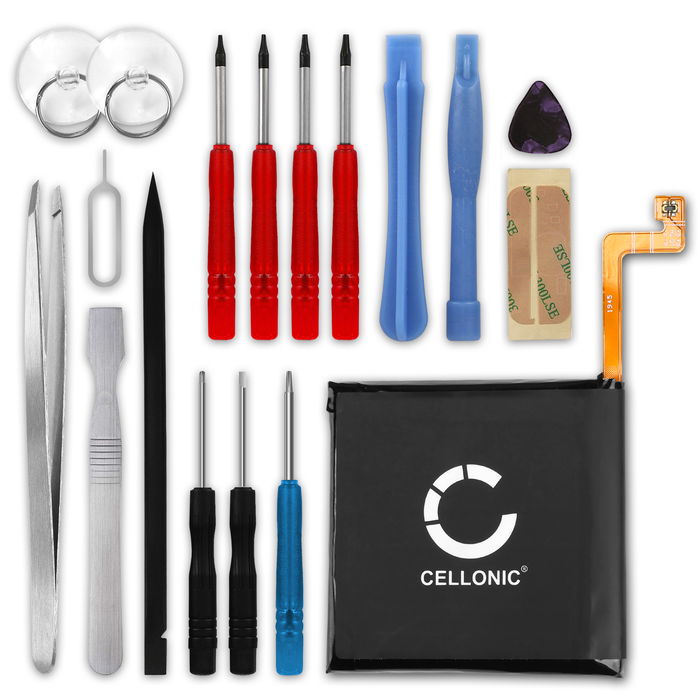 CELLONIC Phone Battery Replacement for CAT S60 + 17-Tool Phone Repair Kit - APP-12F-F5757I-CGX-111 3500mAh