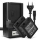 2x Batería 680mAh + Cargador