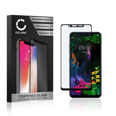 Protector pantalla móvil LG G8s ThinQ autoadhesivo de CELLONIC - Screen protector, (Calidad HD / 3D Case-friendly / 0,33mm / 9H)