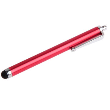 Lápiz táctil para iPad, iPhone, Samsung, Kindle – Stylus capacitivo de precisión para tabletas, smartphones y portátiles – Rojo