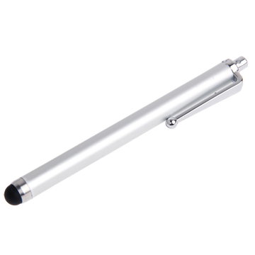 Lápiz táctil para iPad, iPhone, Samsung, Kindle – Stylus capacitivo de precisión para tabletas, smartphones y portátiles – plateado