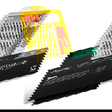 Batería MSI para ordenador portátil MSI GS70 2PE, GS70 2QE, GS70 2PC, GS70 2QD, GS72, BTY-L76 5300mAh 11.1V + Juego de herramientas de CELLONIC