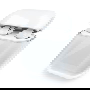subtel Funda transparente para Apple AirPods AirPods 2, Funda para AirPods y para estuche de carga AirPods - Funda para auriculares inalámbricos