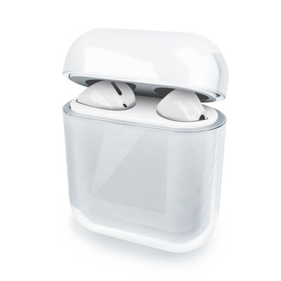 subtel Funda transparente para Apple AirPods AirPods 2, Funda para AirPods y para estuche de carga AirPods - Funda para auriculares inalámbricos