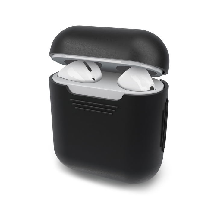 subtel Funda auriculares de silicona para Apple AirPods AirPods 2, Funda para AirPods y estuche de carga AirPods - Funda protectora