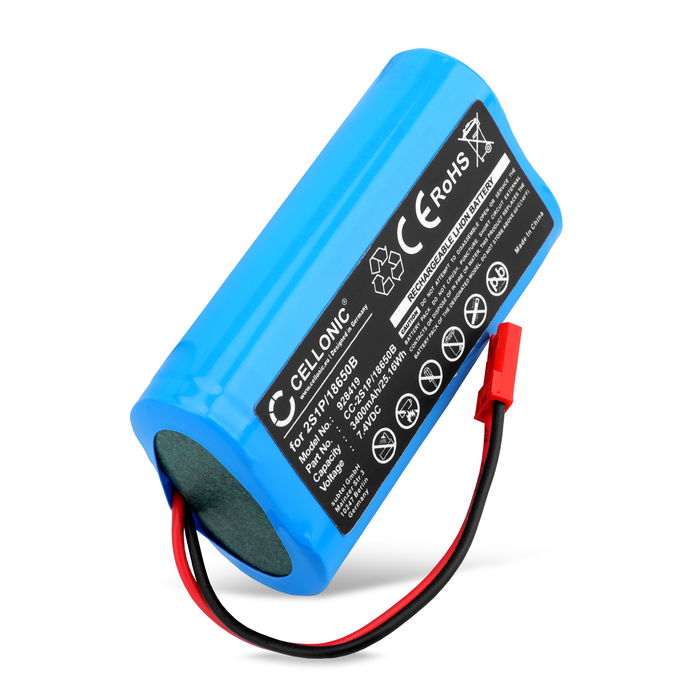 Batería para Arizer Solo 1 / Solo 2 2S1P/18650B (3400mAh, 7.4V) de CELLONIC