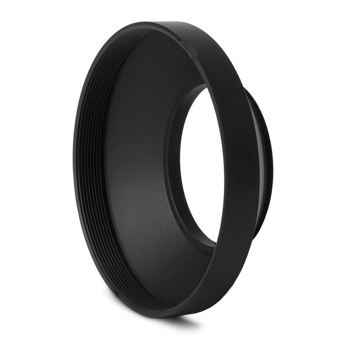 Ø 62mm Camera Ø 62mm Wide Angle Lens Hood for Universal Ø 62mm - Metal Screw-in Cylindrical / Round Lens Shade from CELLONIC