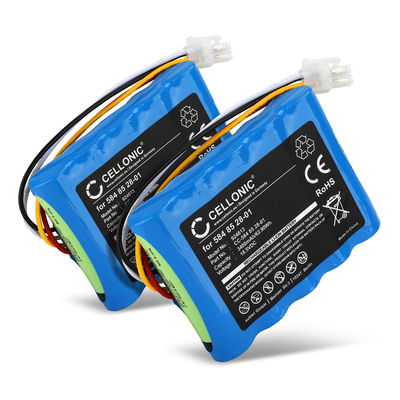 2x Batería para herramientas Gardena Sileno R100Li, R100LiC, Life, Husqvarna Automower 315, 315X, (Husqvarna 589586201) 3400mAh 18.5V Li Ion de CELLONIC