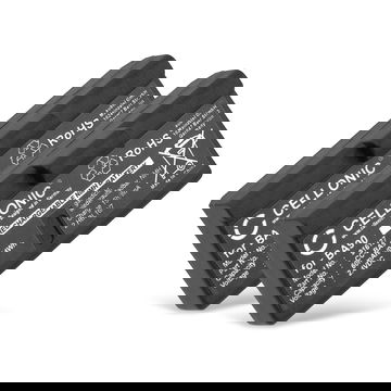 2x Bateria Sennheiser BA90, BA 90, E 180 60mAh - , Batería larga duración para auriculares Sennheiser Audioport A1, HDE, HDI, RI, E90 Set90, E180 Set180