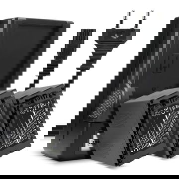 2x Batería VW-VBD58 VW-VBD29 + Cargador para Panasonic HC-X1 HC-X1000 HC-MDH3 de CELLONIC