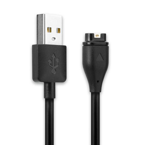 1x Cable de datos Conector para reloj inteligente a USB A para Garmin Forerunner 255, 55, 165, 265; Fenix 8, 7, 1m – subtel