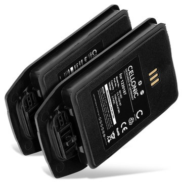 2x Bateria Aastra 1220187 1100mAh - , Batería larga duración para teléfonos Ascom D81, Avaya DECT 3749, Aastra DT413