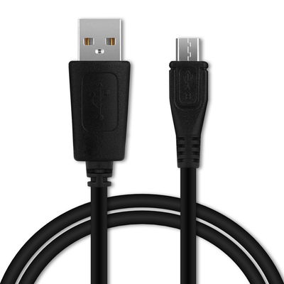 Cable USB para Wahoo ELEMNT / ELEMNT BOLT / Fitness ELEMNT - Cable de Carga y Datos 1m 1A negro PVC