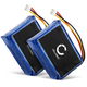 2x Battery 2500mAh
