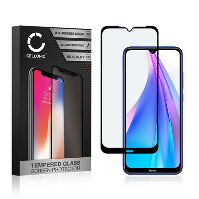 Protector pantalla móvil Xiaomi Redmi Note 8T autoadhesivo de CELLONIC - Screen protector, (Calidad HD / 3D Full Cover / 0,33mm / 9H)