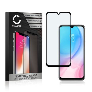 Protector pantalla móvil Xiaomi Mi A3 autoadhesivo de CELLONIC - Screen protector, (Calidad HD / 3D Full Cover / 0,33mm / 9H)