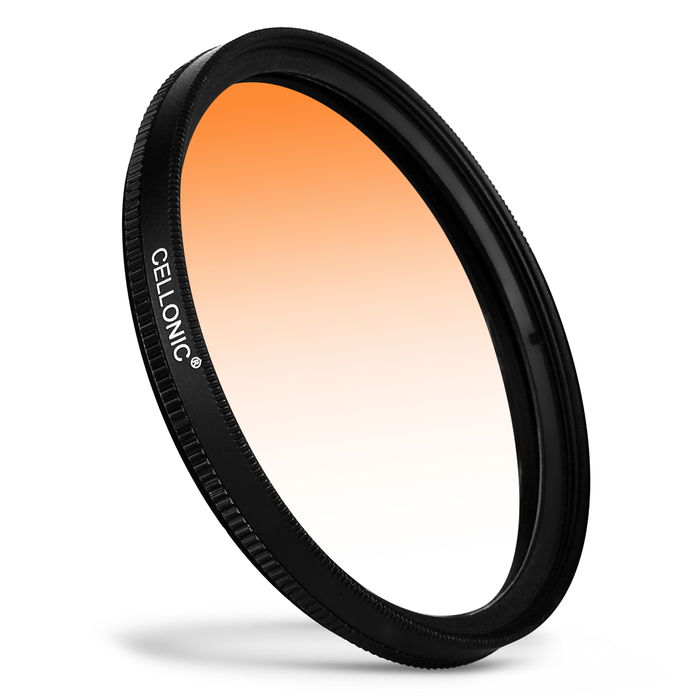 Filtro gradiente color Naranja para Nikon Nikkor Ø 62mm