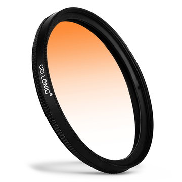Graduated color filter Orange for Olympus M.Zuiko Ø 37mm Gradient Filter