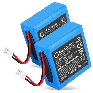 2x Bateria Safescan 112-0410, LB-105 700mAh - 112-0410, LB-105, Batería recargable para Safescan 135i 145ix 155-S 155i 165-S 165i 185-S
