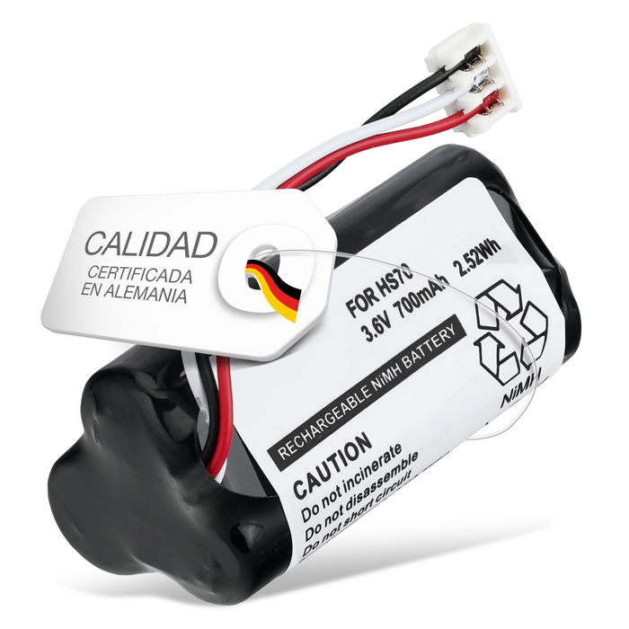 Batería para Wella Xpert HS70 / Tondeo Eco-XP (Standard Version) - 1520902, HR-AAAU (700mAh) Batería de Reemplazo