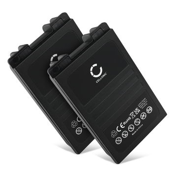 2x Batería para Autec CB71.F, FUA10, UTX97 transmitter 2000mAh 7.2V de CELLONIC