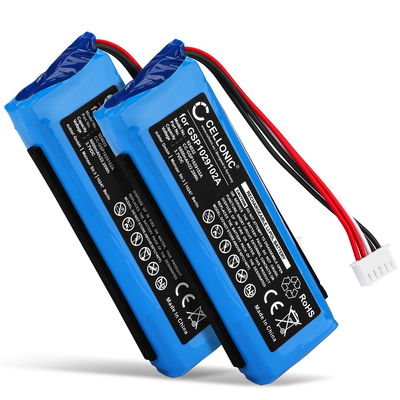 2x Bater&iacute;a para JBL Charge 3 (2016) GSP1029102A (6000mAh, 3.7V) de CELLONIC