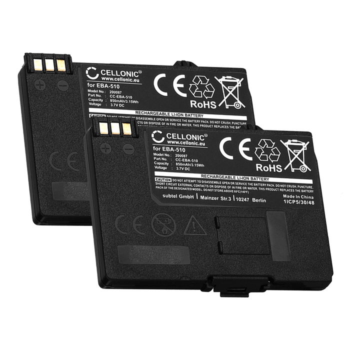 2x Siemens V30145-K1310-X250 Batería 850mAh 3.6V - 3.7V de CELLONIC