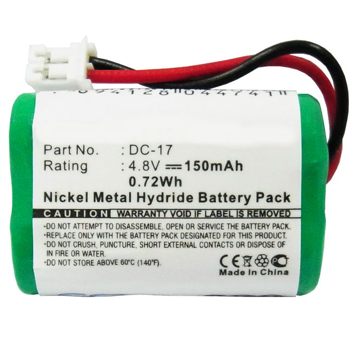 Kinetic MH120AAAL4GC Batería 150mAh 4.8V de subtel