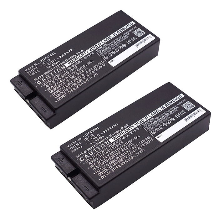 2x Ikusi BT12 Batería 2000mAh 7.2V de subtel