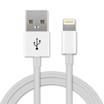 Cable USB para Apple TV Siri Remote / Logitech Crayon - Cable de Carga y Datos 1m 1A blanco