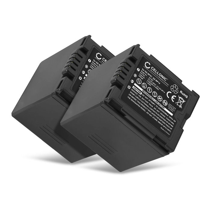2x Bateria Panasonic CGA-DU12 VW-VBD120 VW-VBD140 VW-VBD210 CGR-DU21 2100mAh - , Batería recargable para camaras Panasonic NV-GS27 NV-GS17 GS180 NV-GS320 NV-GS400 NV-GS500 NV-GS75 VDR-D150