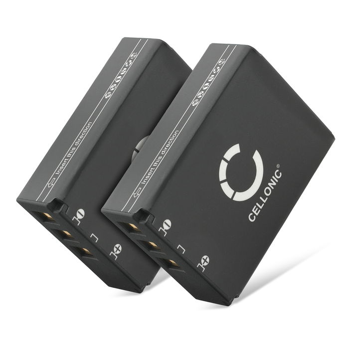 2x Bateria Toshiba PA3985U, PA3985U-1BRS 1600mAh - , Batería recargable para camaras Toshiba Camileo Z100 Camileo X200, Camileo X416 Camileo X400