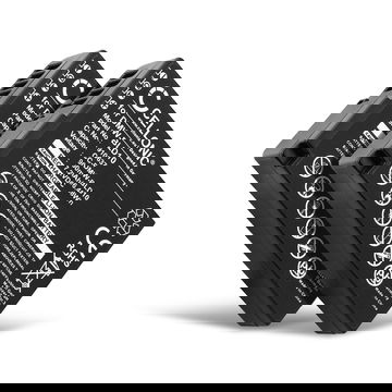 2x Batería para Panasonic Lumix DMC-GX1 Lumix DMC-G3 Lumix DMC-GF2 Lumix DMC-ZS7 Lumix DMC-TS2 DMW-BLD10 (900mAh, 7.2V) de CELLONIC