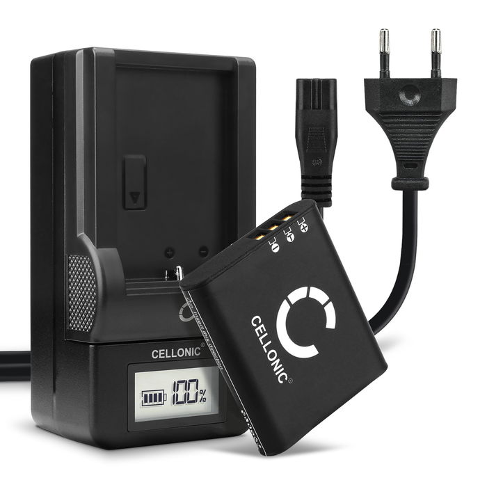 2x Ricoh DB-110 Batería 1100mAh 3.6V - 3.7V + Cargador de CELLONIC